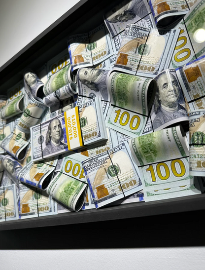 Money Storm Framed Box