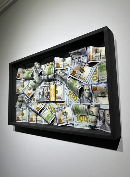 Money Storm Framed Box