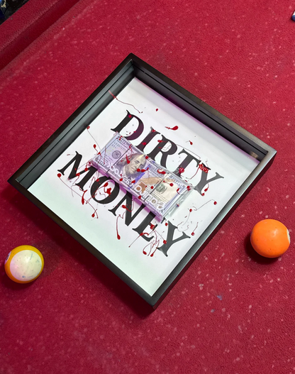 Dirty Money Framed Box