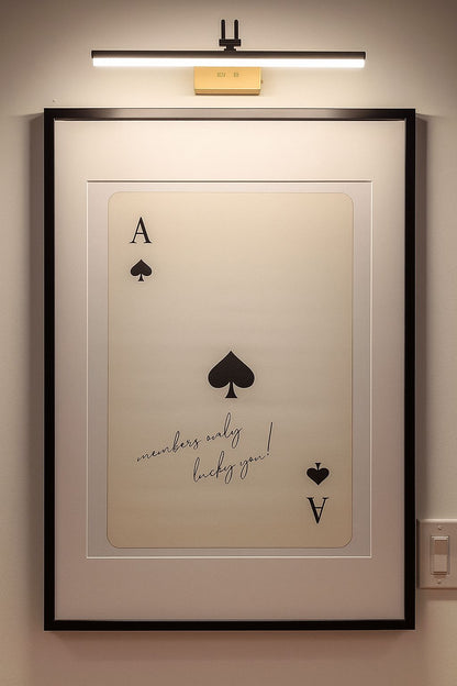 Framed Ace of Spades – Members Only Edition (A2)