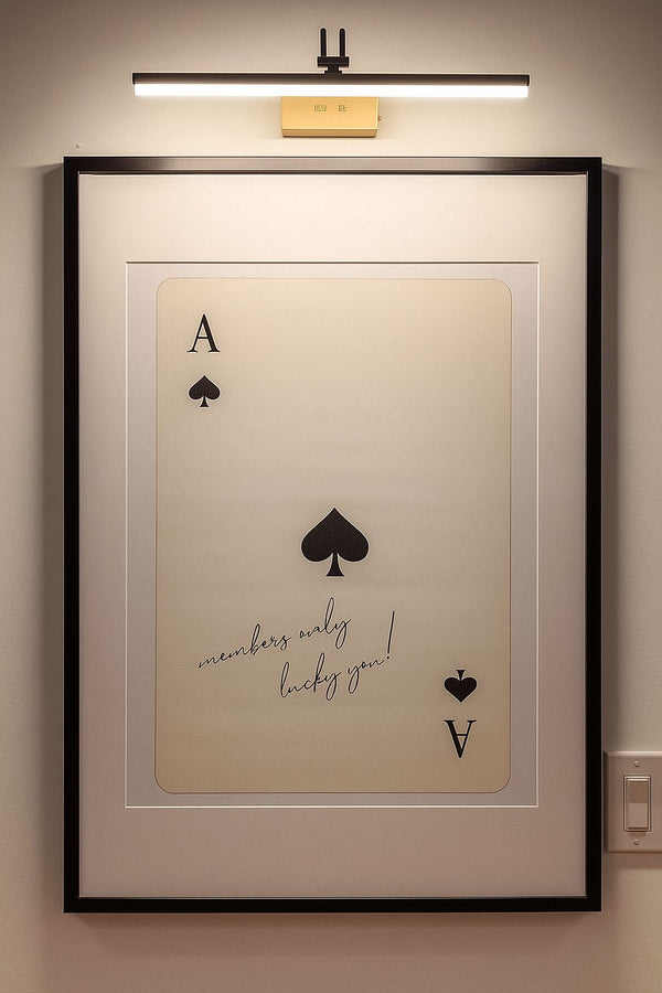 Framed Ace of Spades – Members Only Edition (A2)